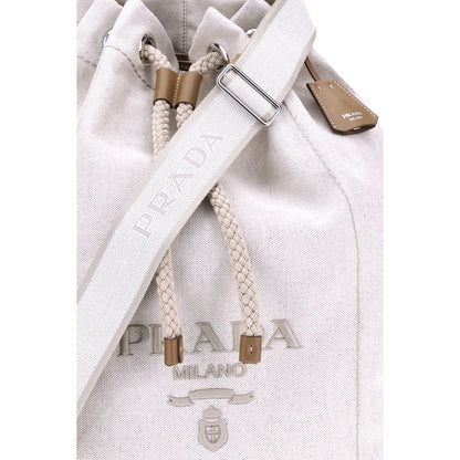 Prada Leinen-Beuteltasche