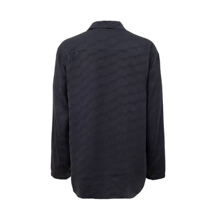 Balenciaga Graues Viskosehemd