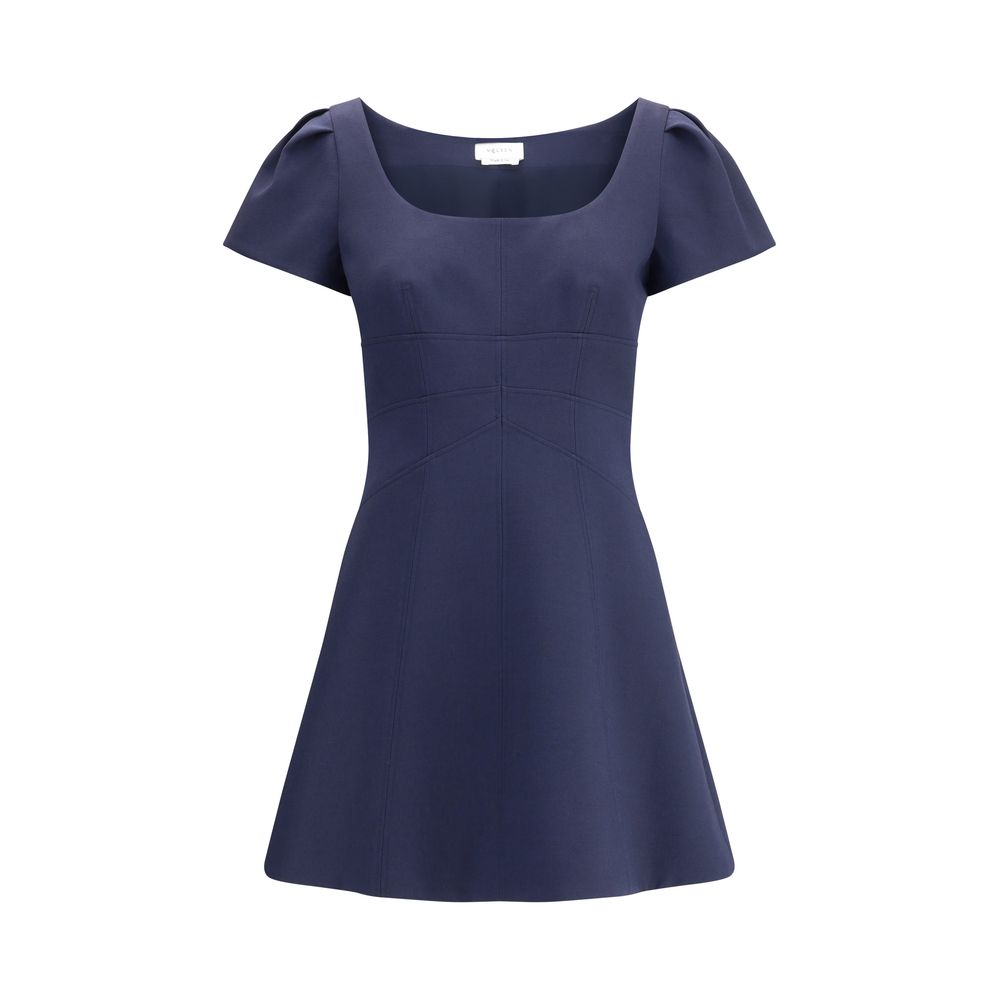 Robe courte à manches courtes bouffantes