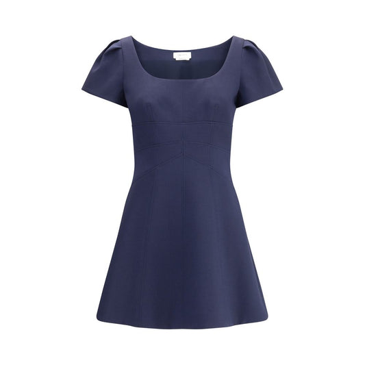 Alexander McQueen Kurzes Kleid mit kurzen gerafften Ärmeln