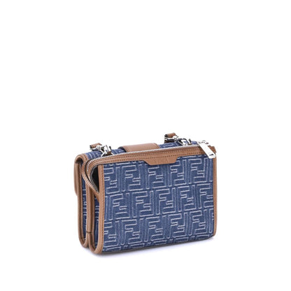 Fendi Baguette Denim-Umhängetasche