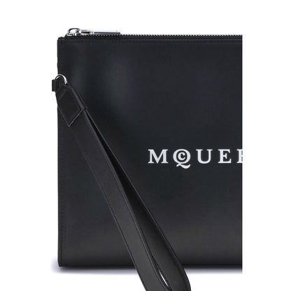 Pochette en cuir Alexander McQueen