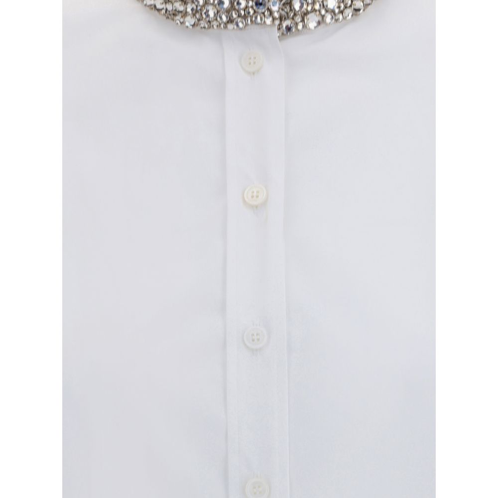 Chemise avec col décoré