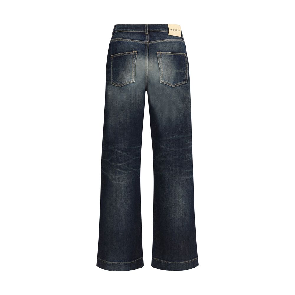 Jeans effet vintage