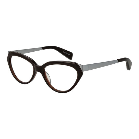 Yohji Yamamoto Braune optische Unisex-Rahmen