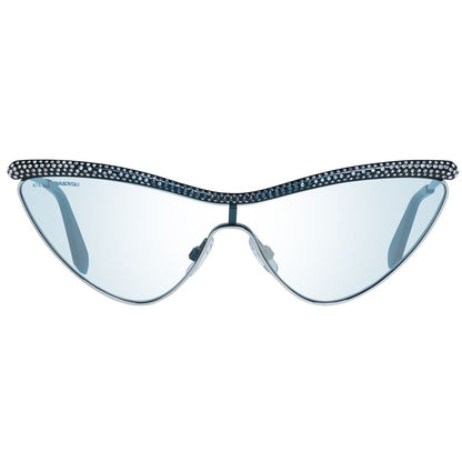 Lunettes de soleil Atelier Swarovski en métal gris