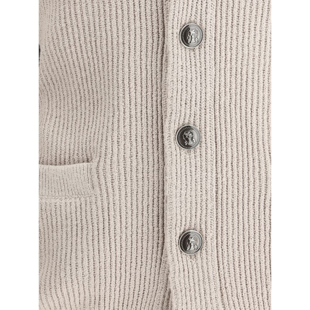 Brunello Cucinelli Gerippter Cardigan