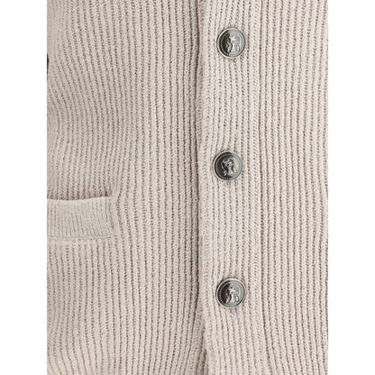 Brunello Cucinelli Gerippter Cardigan