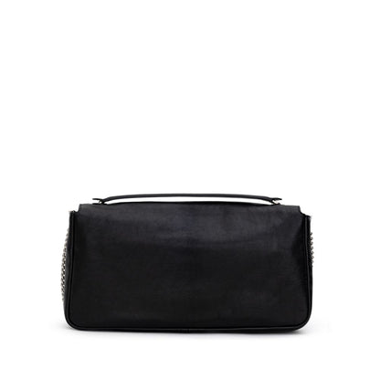 Fendi – Schwarze Leder-Umhängetasche