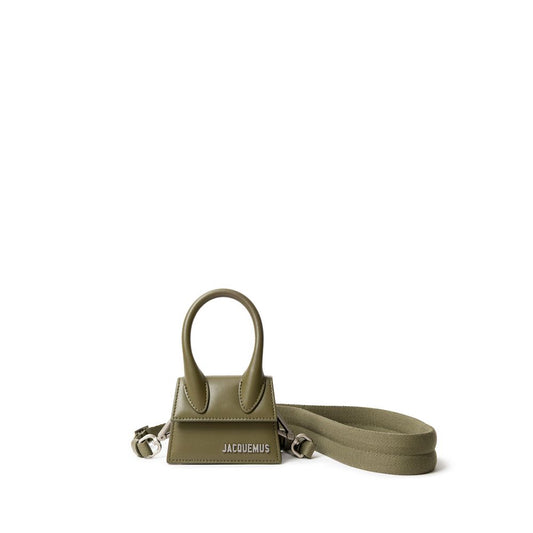 Jacquemus Grüne Lederhandtasche