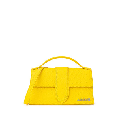 Jacquemus Gelbe Lederhandtasche