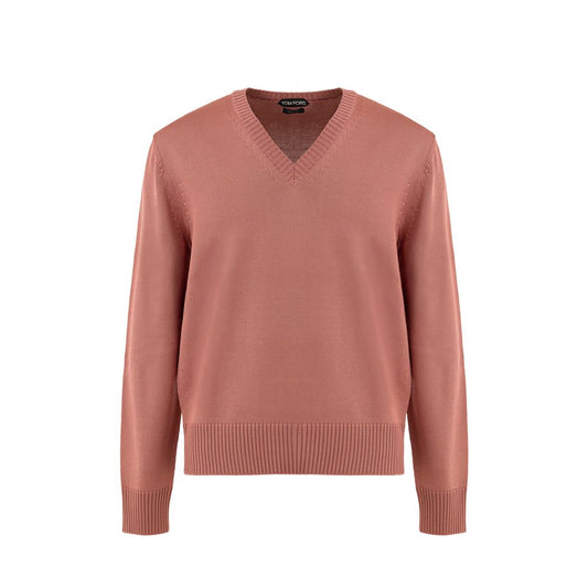 Pull en soie rose