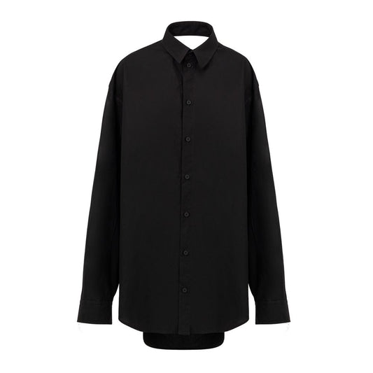 Balenciaga Schwarze Baumwolle lang