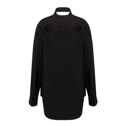Balenciaga Schwarze Baumwolle lang