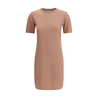 Fendi – Midikleid mit FF-Muster