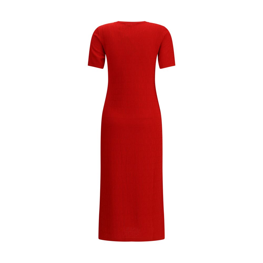 Robe mi-longue en tricot