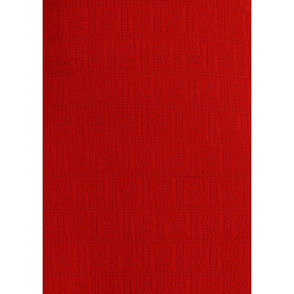 Robe mi-longue en tricot