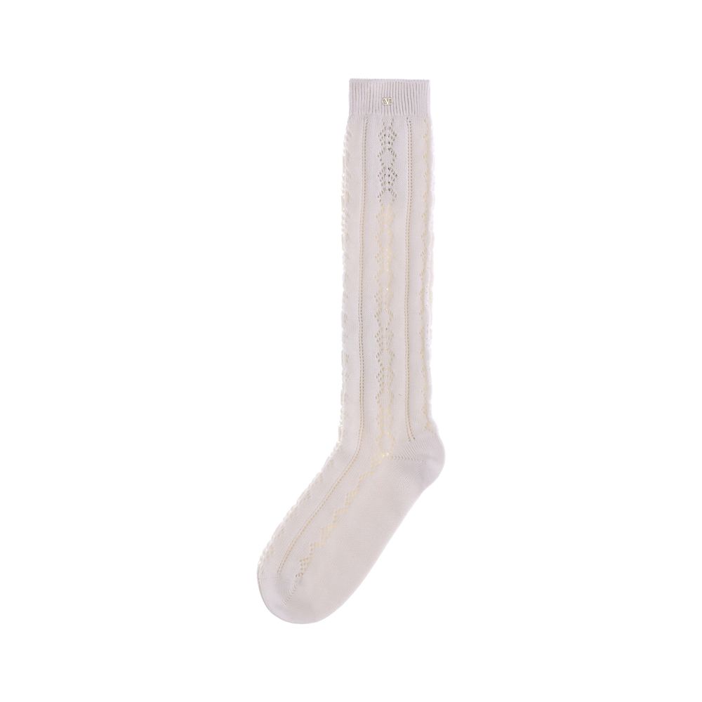 Chaussettes en crochet de coton