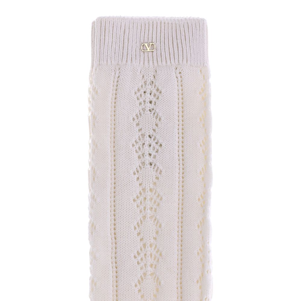 Chaussettes en crochet de coton