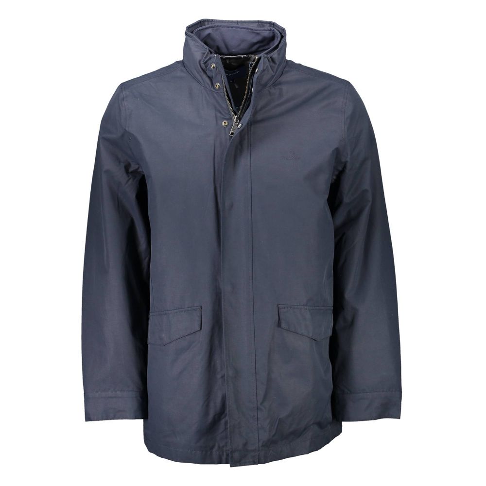 Veste en polyester bleu