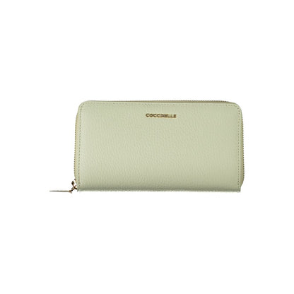 Coccinelle Grüne Lederbrieftasche