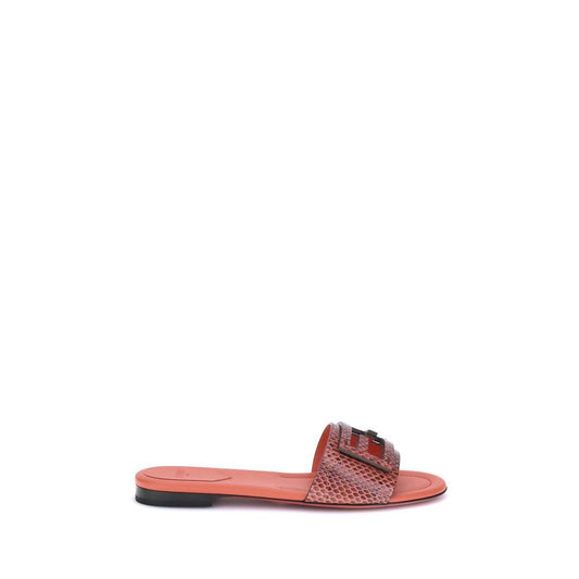 Fendi Sandalen mit Python-Print