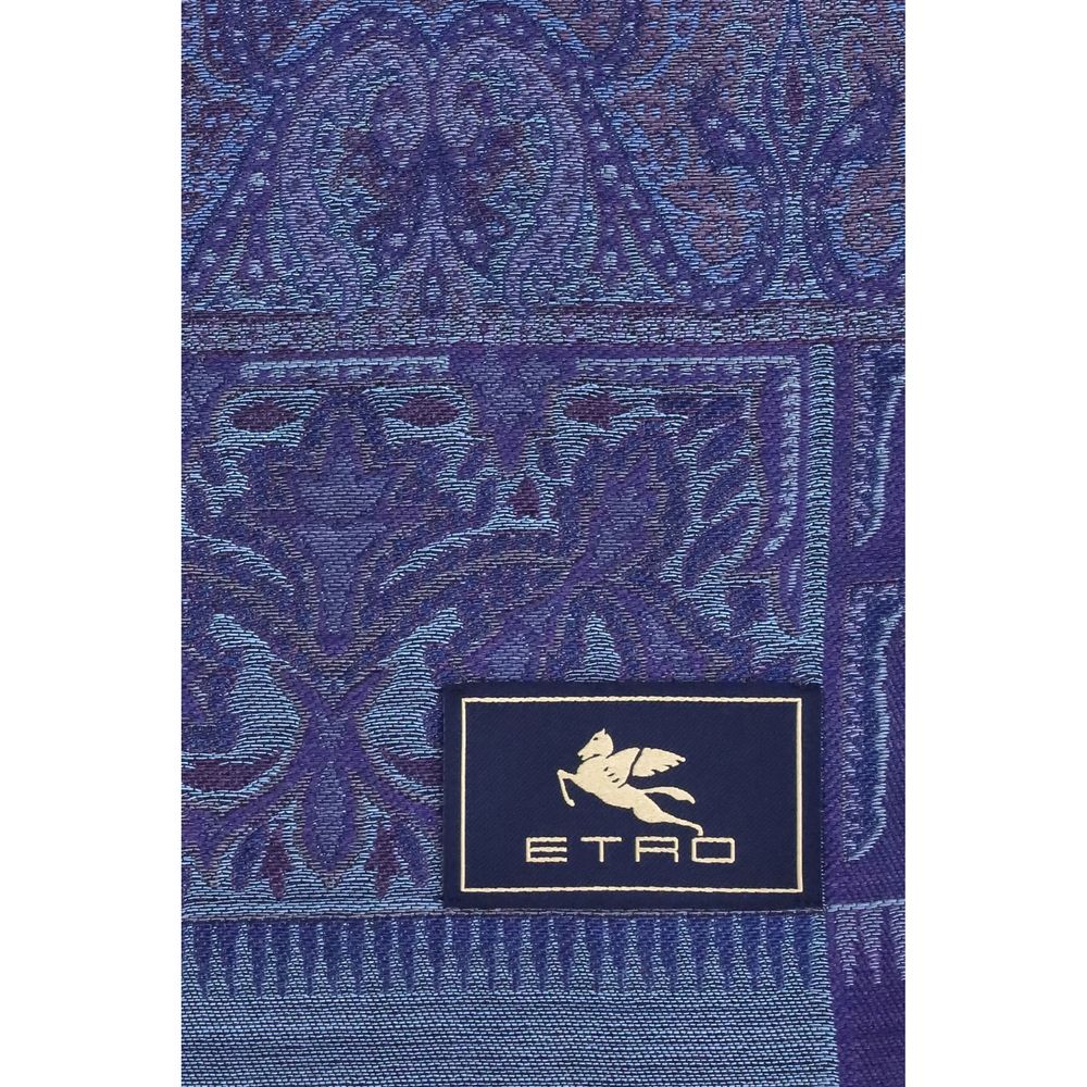 Etro Jacquard-Schal aus Wolle und Seide