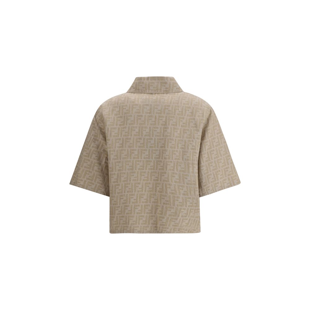 Veste courte en chambray