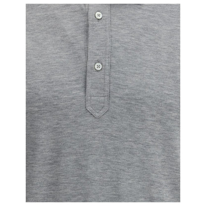 Brunello Cucinelli Silk Polo Shirt