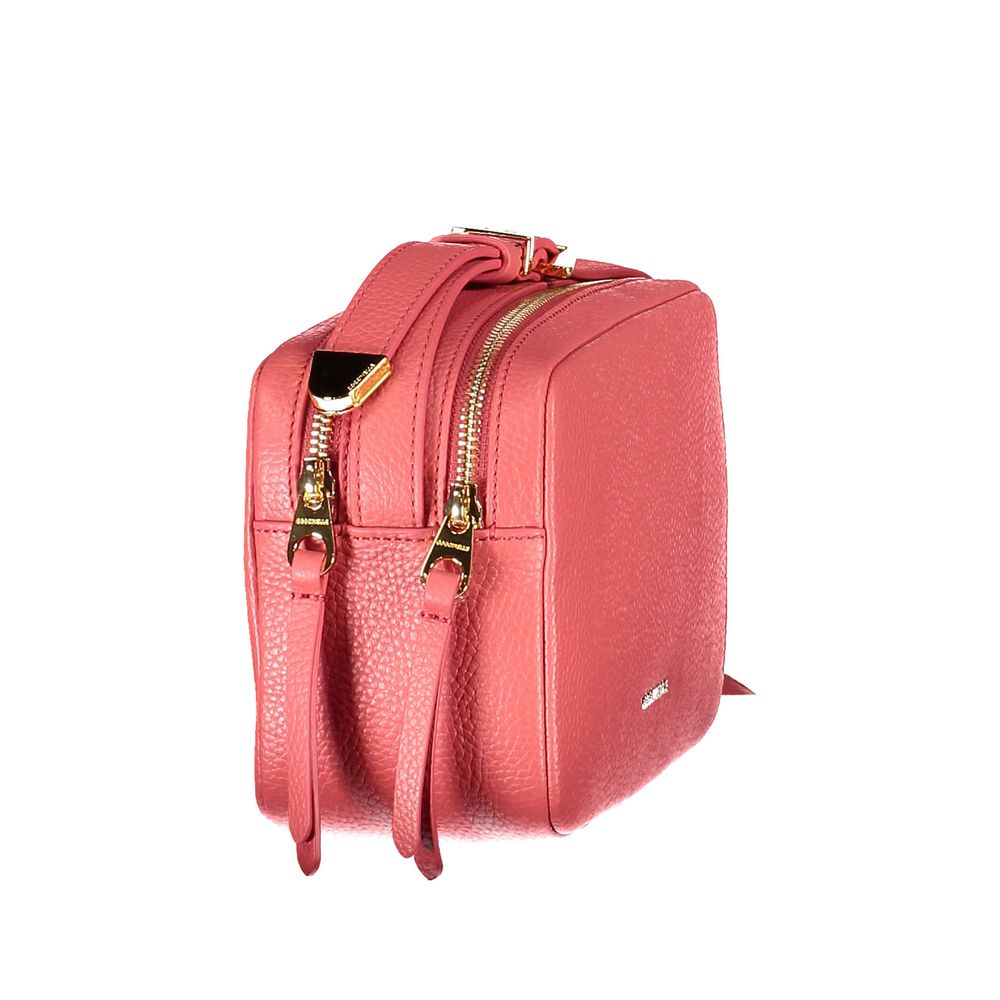 Sac à main en cuir rose