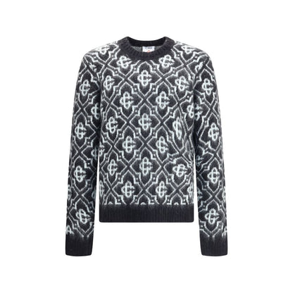 Casablanca Rundhalspullover mit Monogramm