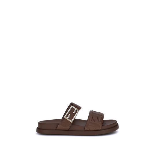Fendi Logo-Sandalen