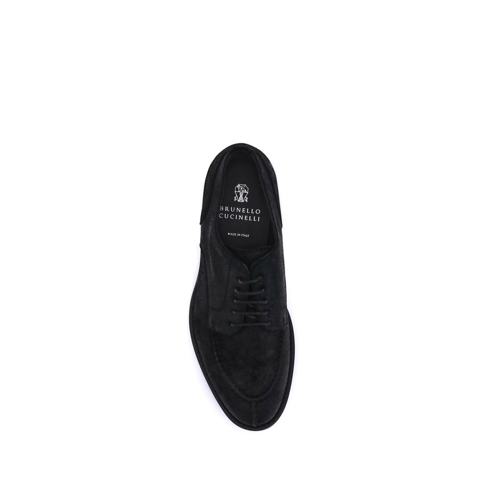 Brunello Cucinelli chaussures à lacets en daim