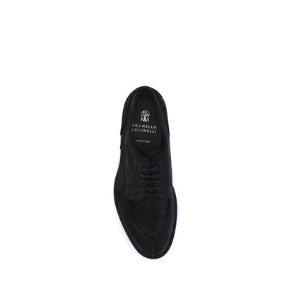 Brunello Cucinelli chaussures à lacets en daim