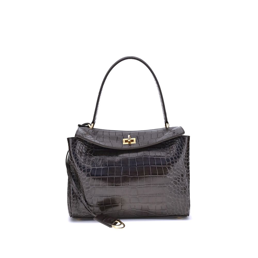 Sac à bandoulière Rodeo en cuir imprimé crocodile