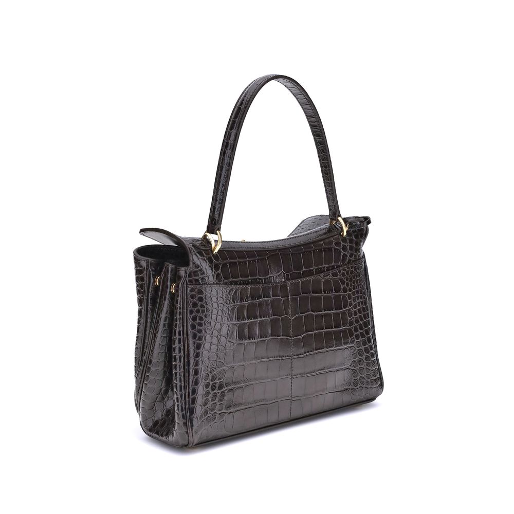 Sac à bandoulière Rodeo en cuir imprimé crocodile