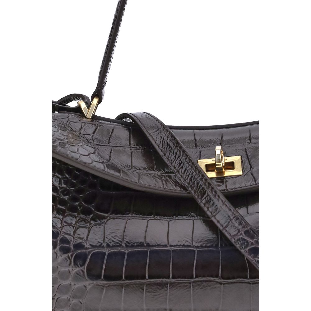 Sac à bandoulière Rodeo en cuir imprimé crocodile