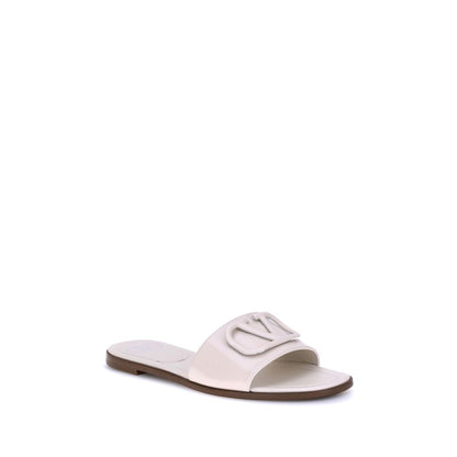 Valentino Garavani VLogo Slide-Sandalen aus Lackleder