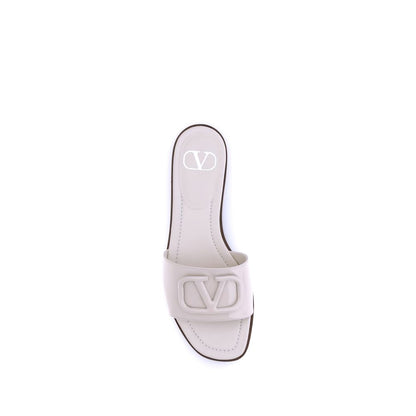 Valentino Garavani VLogo Slide-Sandalen aus Lackleder