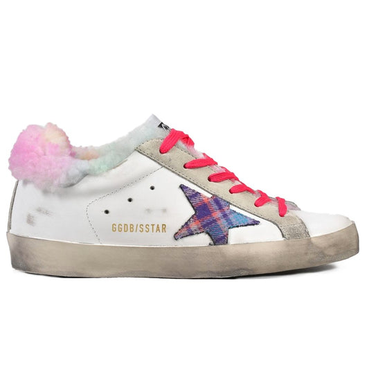 Golden Goose – Weiße Ledersneaker