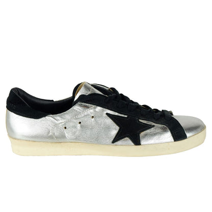 Golden Goose Grauer Sneaker aus Kalbsleder