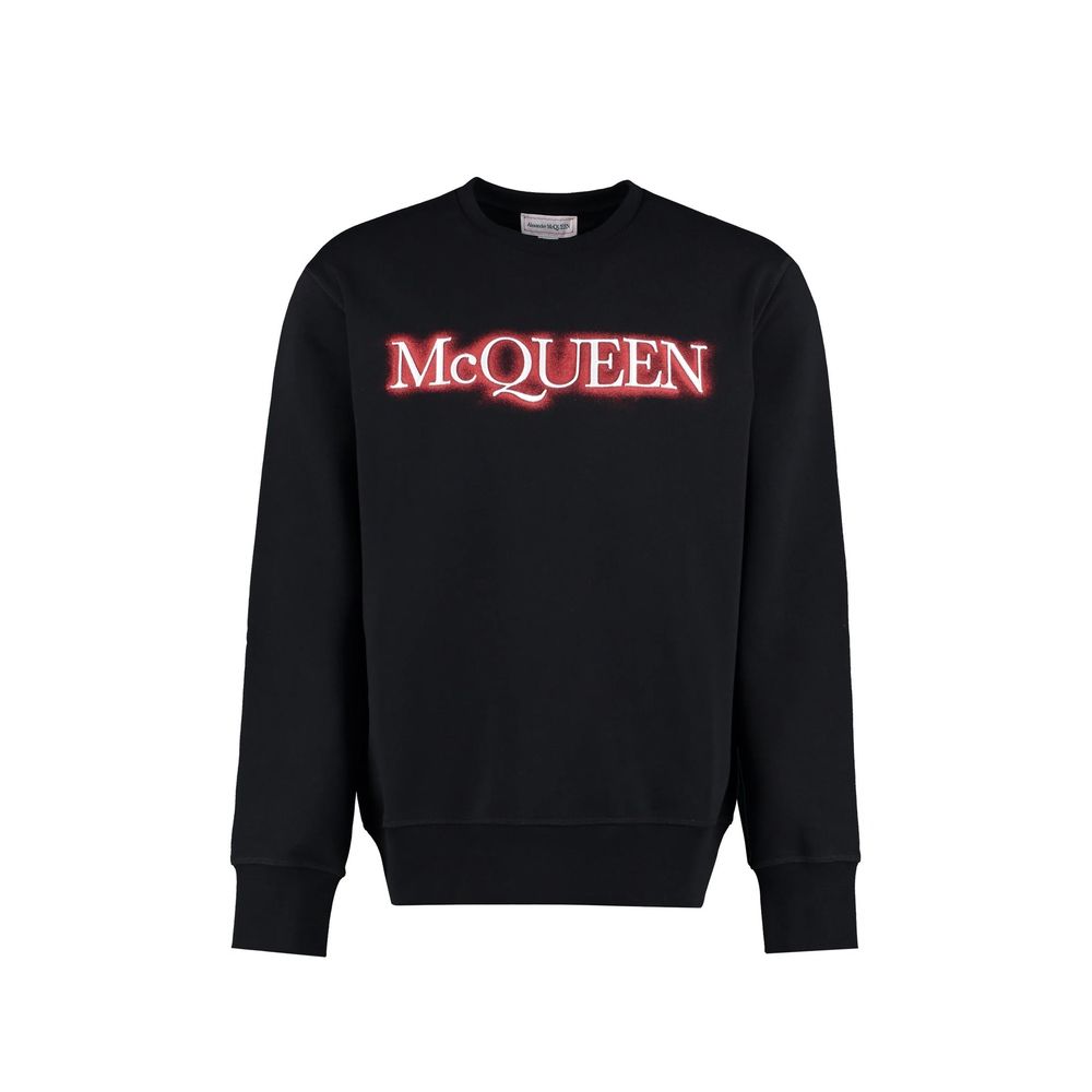 Sweat-shirt à logo Alexander McQueen