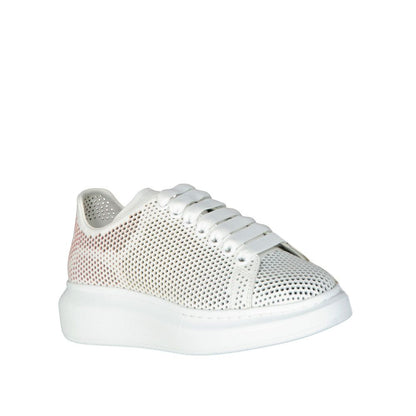 Alexander McQueen Oversize-Sneakers mit gepunktetem Cut-Out