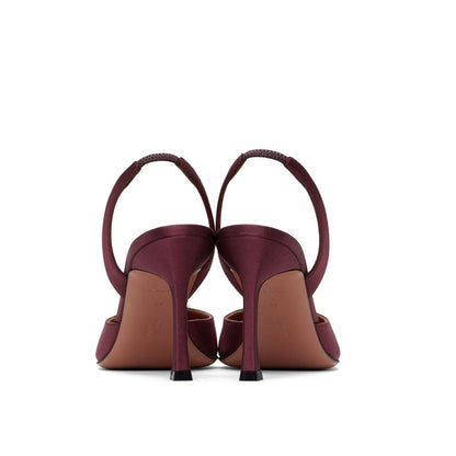 Amina Muaddi Camelia Sling 90 Satin-Pumps