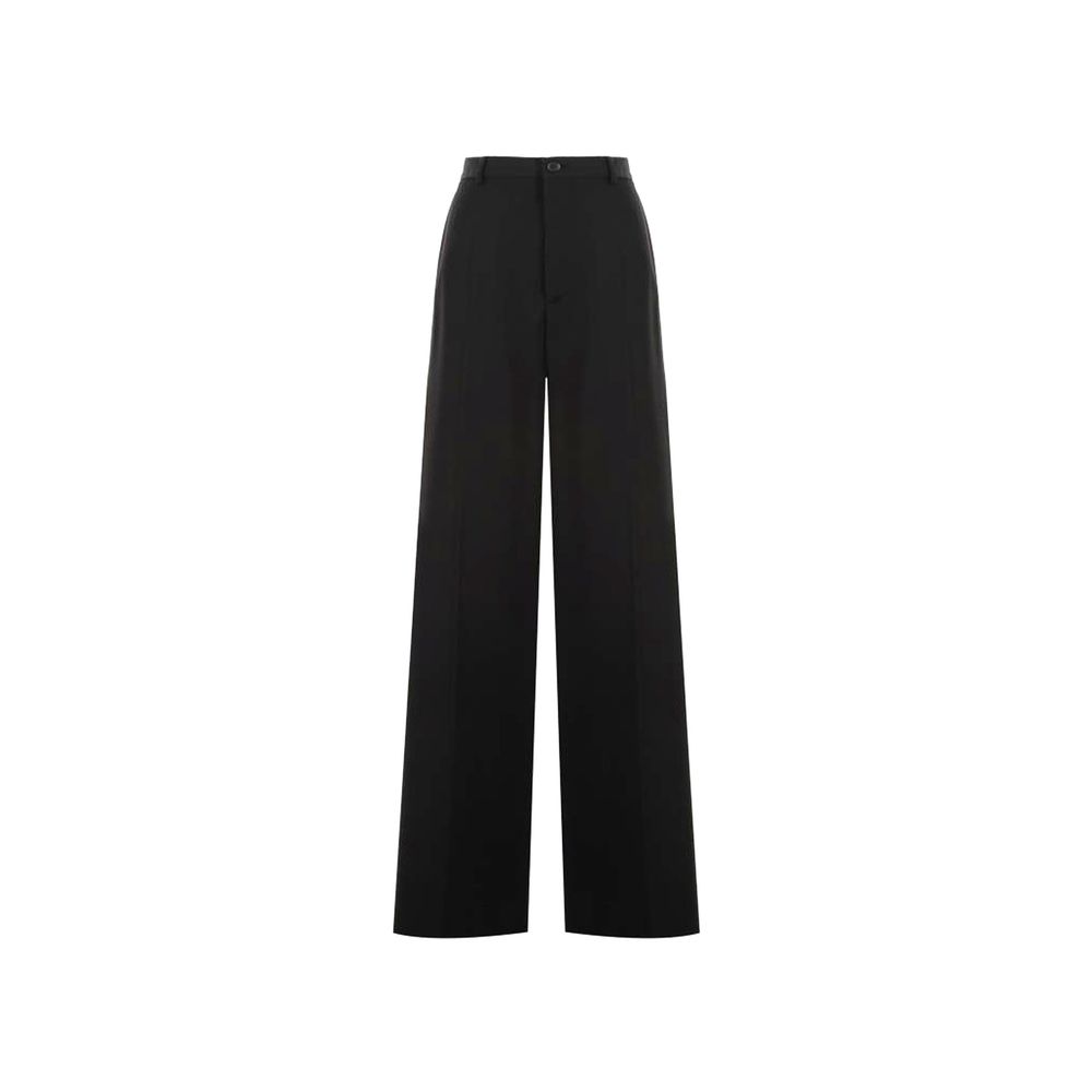 Pantalon évasé en laine Balenciaga
