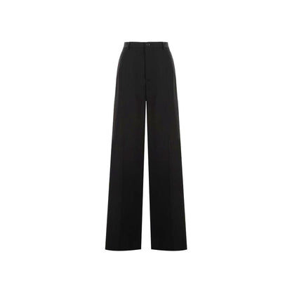 Pantalon évasé en laine Balenciaga