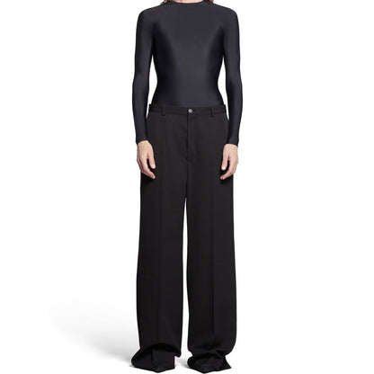 Pantalon évasé en laine Balenciaga