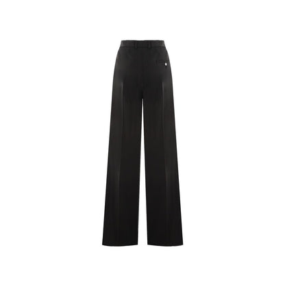 Pantalon évasé en laine Balenciaga