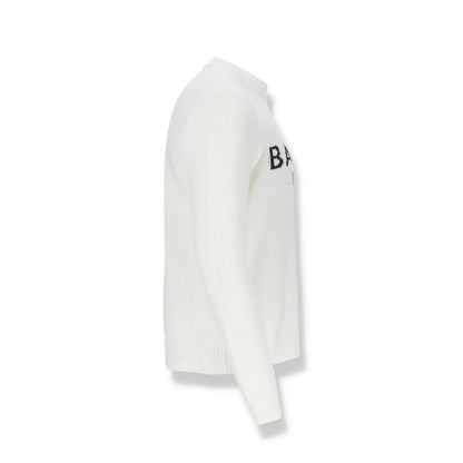 Pull en coton à logo Balmain