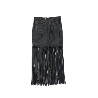 Boutique Moschino Leather Skirt